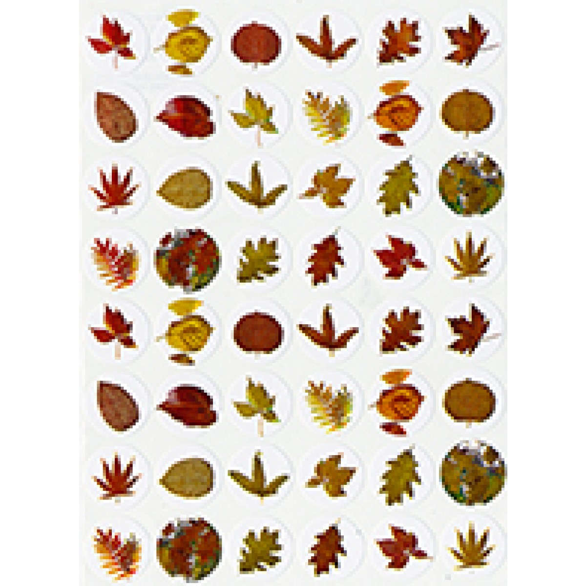 AUTUMN LEAF STICKERS,TCS-IL STICKERS,194 - The Craft Shop, Inc.