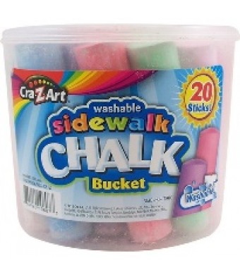 Sidewalk Chalk Bucket Asst. 20ct.