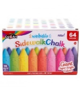 Sidewalk Chalk Bucket Asst. 64ct.