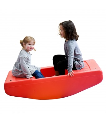 Red Rocker / Toddler Bridge with Rails