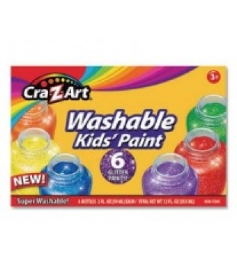 Poster Paint Glitter 2 oz- 6 ct