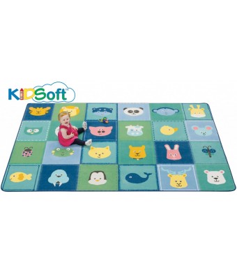 KIDSoft Animal Patchwork - Tranquil Colors