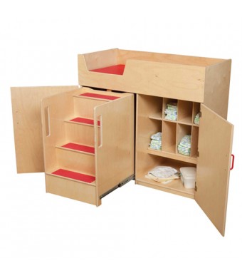 Deluxe Infant Care Center With Stairs