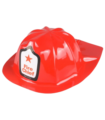 Fireman Hat – Child Size Costume Hat for Dress-Up Play