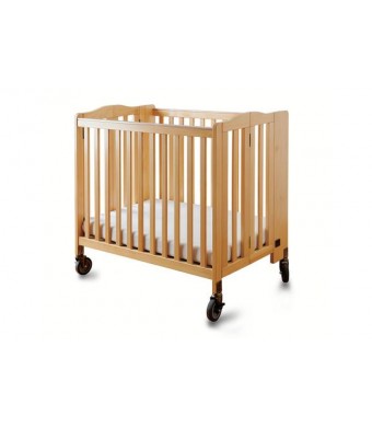 Foldaway Portable Crib- Natural