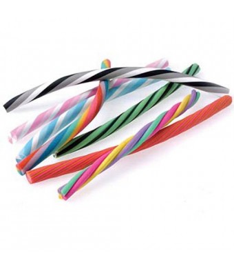 Eraser Sticks, 7½″, 12/Pack  – Bendable Pencil Eraser in Assorted Colors | fun and flexible! 