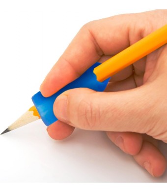 Gel Pencil Grip, 5/Pk – Ergonomic Silicone Comfort Grip for Arthritis & Handwriting Practice – Assorted Color