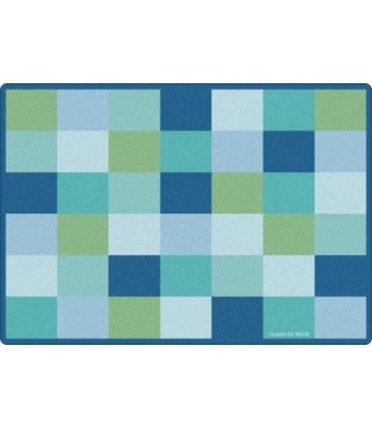 KIDSoft Blocks Seating Carpet - Blue