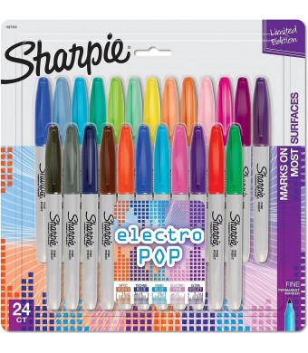 Sharpie Asst Fine Tip 24/PK