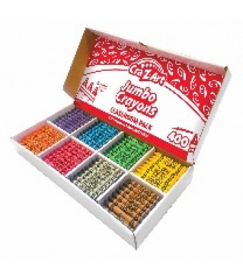 Jumbo Crayon Classroom pack 8 color 400 count Box