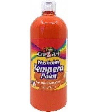 Washable Kids Paint Orange 32 oz