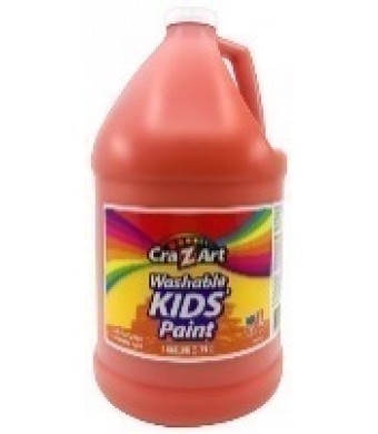 Washable Kids Paint Orange 128 oz