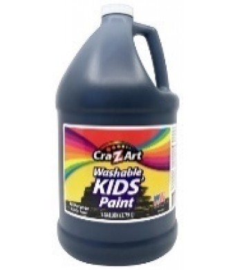 Washable Kids Paint Black 128 oz