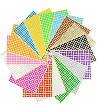 Dot Stickers 1/4" (6mm) – 4480/Pk (Multi-Color Variations)