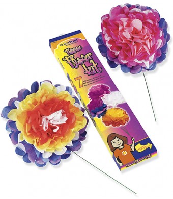Tissue Flower Kits, 7/pk