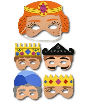Purim Masks, 3/pk