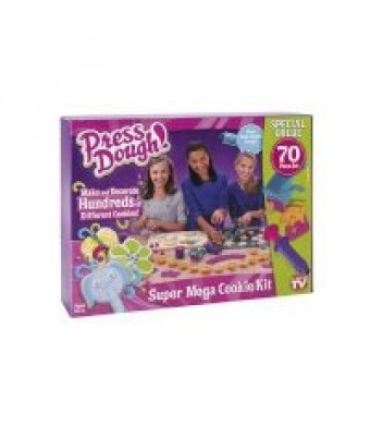 Press Dough Super Mega Cookie Kit - 70 Pieces
