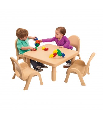 Toddler MyValue Set 4 Square - Natural Tan