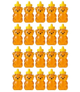 Bear Shaped Honey Bottle Stickers