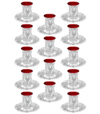 Becher with Wine Stickers 1.5" – Kiddush Cup Jewish Craft Stickers (6 Sheets)