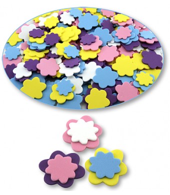 Foam Flowers Spring Colors