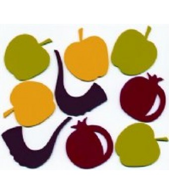 Rosh Hashana Foam Shapes - Jewish Holiday Craft Supplies for Kids