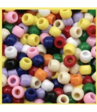 Pony Bead, 1800/Pk, 6 x 9 mm – Multi