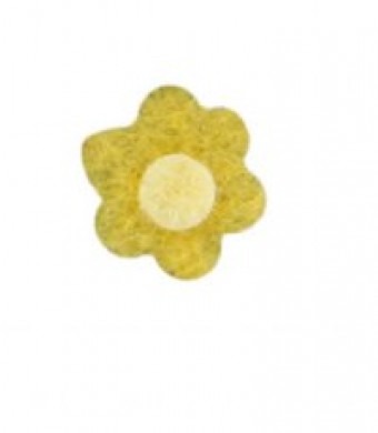 Felt Flower Assembled #3 Set of 10 