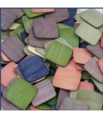 Wood Mosaic Squares 
