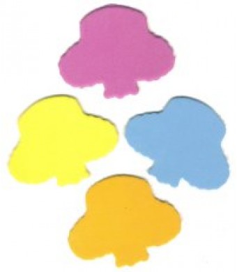 Foam Crowns Cut-outs 10 colors 