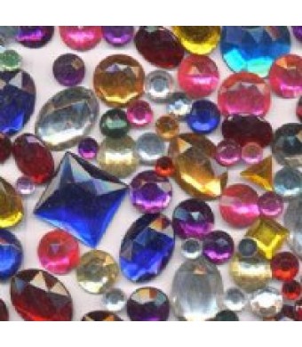1lb Rhinestones- Assorted Shapes
