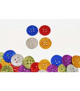 Glitter Buttons