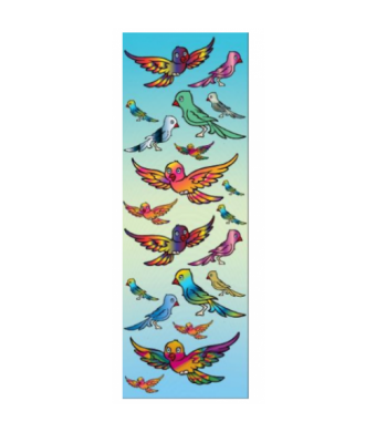 Colorful Bird Die-cut Stickers 