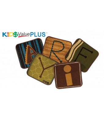 Toddler Alphabet Blocks Seating Kit - Primary