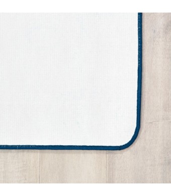 KIDSoft Tranquil Mountain - Blue, TRANQUIL, BLUE, 6ft x 9ft Rectangle