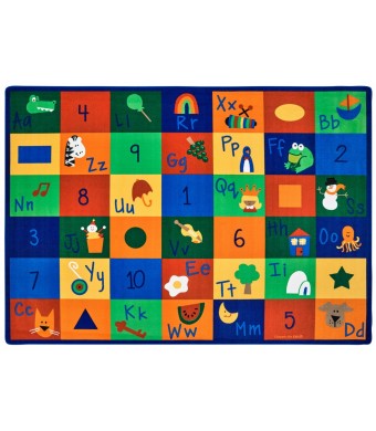 Learning Blocks, PRIMARY, MULTI, 5ft 10in x 8ft 4in Rectangle