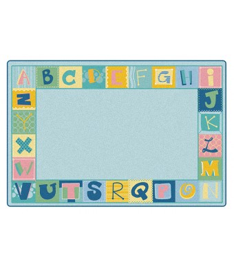 KIDSoft Toddler Alphabet Blocks Border - Tranquil Colors