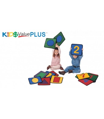 Shapes and Numbers Seating Squares