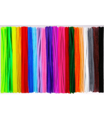 Chenille Stems, 12″ - Choice Of Color! - 100-Pack