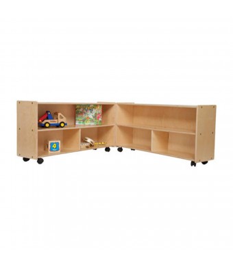 Wood Design Folding Storage Unit 23¼"H, Assembled