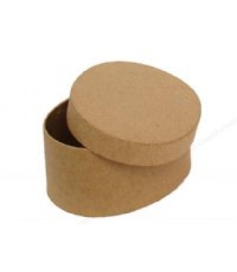 Paper Mache Box-Oval
