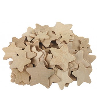 Wood Stars – Natural, 100/pk
