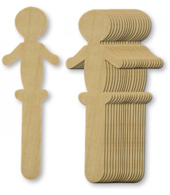 Jumbo Stick with People Toppers, 18/pk