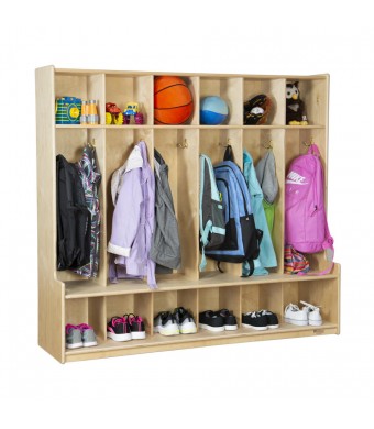 6 Section Seat Locker
