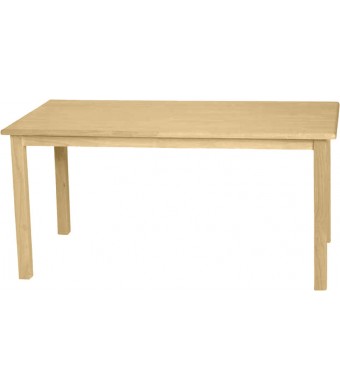 Birch Hardwood Rectangel Table-