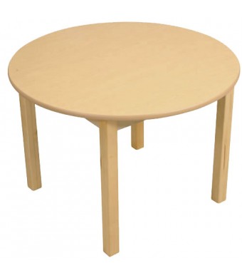 30" ROUND WOOD TABLE - 22" LEGS