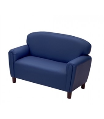 "Just Like Home" Preschool Enviro-Child Upholstery Blue Sofa