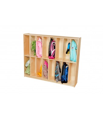 16 SECTION LOCKER - ASSEMBLED