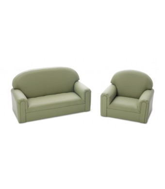 "Just Like Home" Toddler Enviro-Child Upholstery Sage Sofa