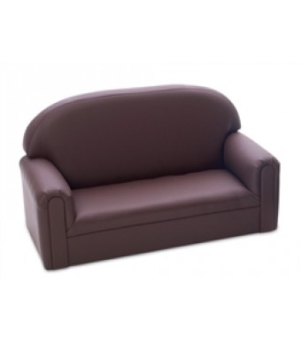 "Just Like Home" Toddler Enviro-Child Upholstery Chocolate Sofa